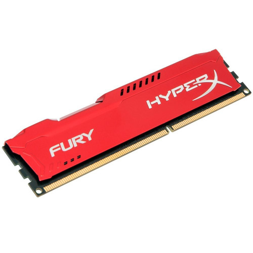 Memoria Hyperx Fury 8gb Cl10 1866 Ddr3 Vermelho Hx318c10fr/8