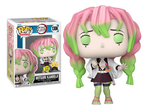 Mitsuri Funko Pop Demon Slayer 1306 Gitd Exclusivo Brilla