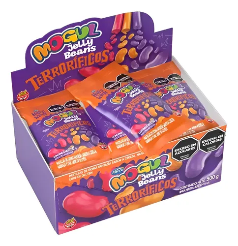 Gomitas Mogul Jelly Beans Halloween por 10 unidades de 50 gramos