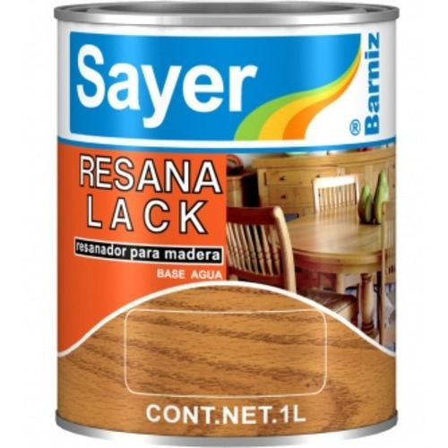 Resanador Para Madera Sayer Resanalack 1 Litro Base Agua