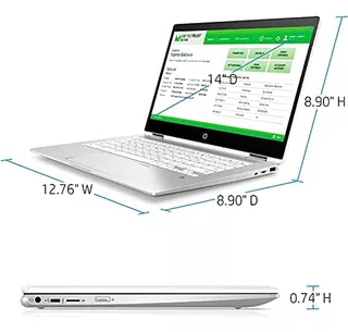 Laptop Hp X360 Chromebook 14 Celeron 4gb Ram 32gb Ssd