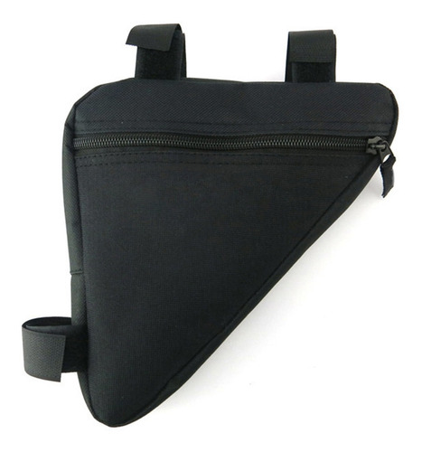 Bolso Triangular Para Cuadro De Bicicleta Gadnic Poliester Color Negro