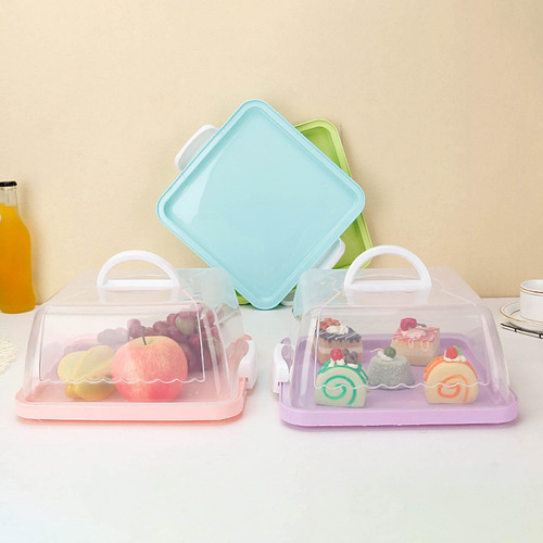 Soporte Para Tartas Con Tapa, Asa, Multiusos, Para Cupcakes,