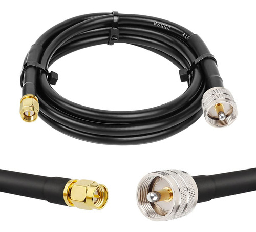 Mookeerf Sma Macho A Pl259 Uhf Macho Cable Coaxial De 50 Ohm