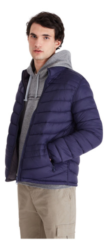 Campera Macowens Reversible Azul Marino Hombre 1014001