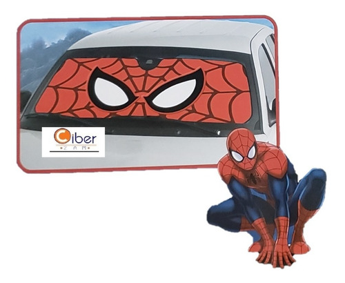 Spiderman Parasol Marvel Universal 147x70cm Aut/camionta | Meses sin  intereses