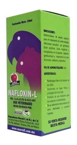 Nafloxin-l 20 Ml Marca Marvell