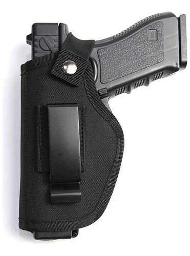 Funda Para Pistola Con Clip De Metal (color Negro)