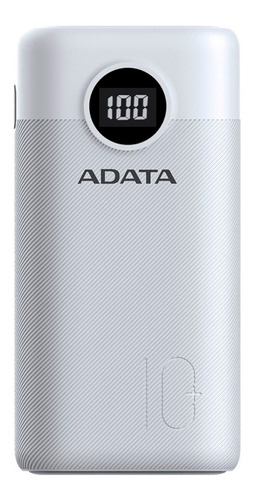 Power Bank Portátil Adata 10000mah P10000 Carga Rapida Usb-c