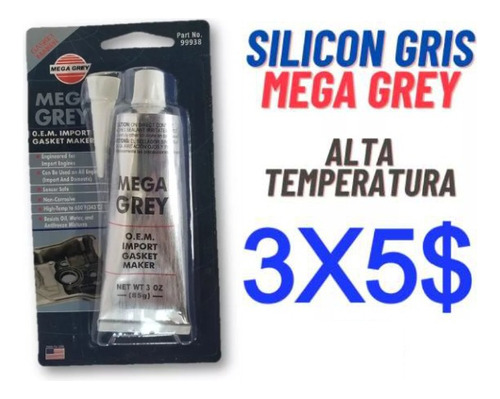 Silicon Gris Mega Grey 85gr