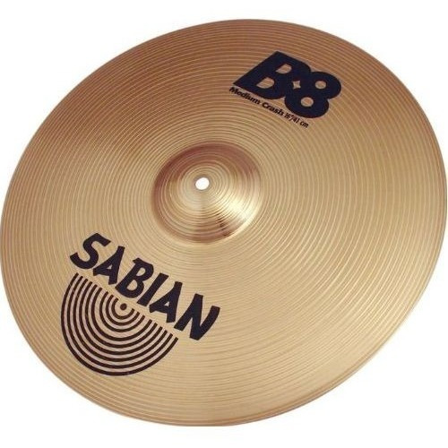 Sabian 41608 Platillo Medium Crash B8 16