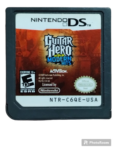 Cartucho Guitar Hero On Tour Modern Hits Nintendo Ds Origina