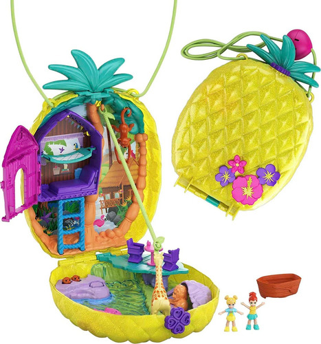 Polly Pocket Tropicool Pineapple Wearable Monedero Compacto