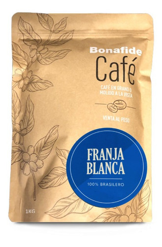 Cafe Bonafide Franja Blanca 1/2kg Molido O En Granos Oficial