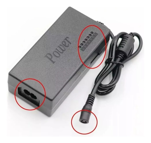 Cargador Adaptador Universal Para Lapto Computador 8 Marcas