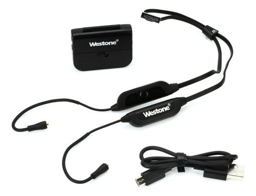 Westone V2 Bluetooth Cable In Ear Audífonos Conector Mmcx Color Negro