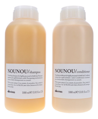 Davines Nounou Nurishing Champú Y Acondicionador Conjunto De