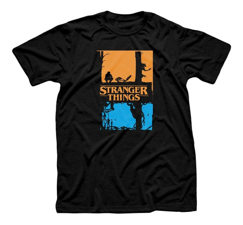 Remera Algodón Estampa Vinilo Stranger Things 29