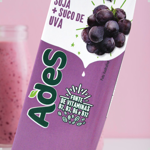 Ades Suco De Fruta Com Soja Sabores 200ml Pack Com 6 Un