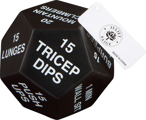 Juliet Paige Exercise Dice For Home Fitness, Workouts, Wod,