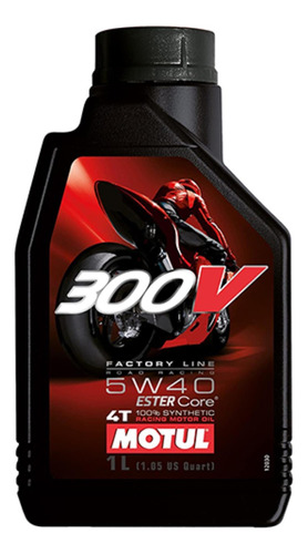 Aceite De Motor A Gasolina 4 Tiempos Motul 300v 5w40