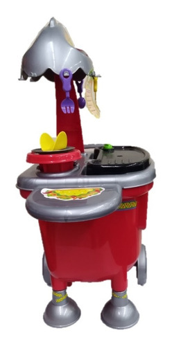 Cocinita Carrito De Tacos 5405s1 Mytoy Color Rojo