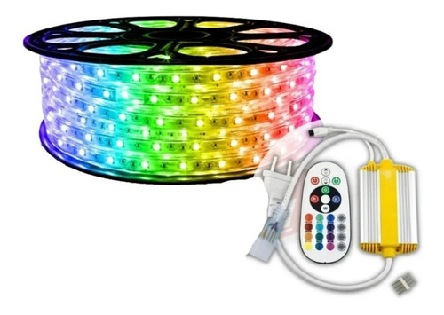 Manguera Led Rgb 5050 Multicolor Control Remoto 25 Mts