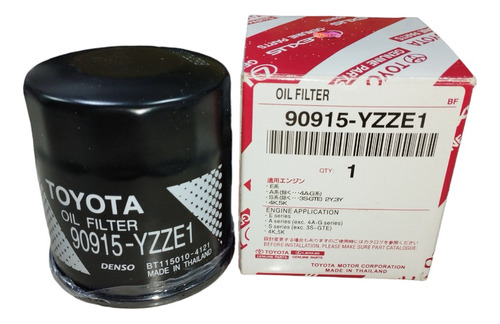 Filtro De Aceite Toyota Terios Yaris Corolla