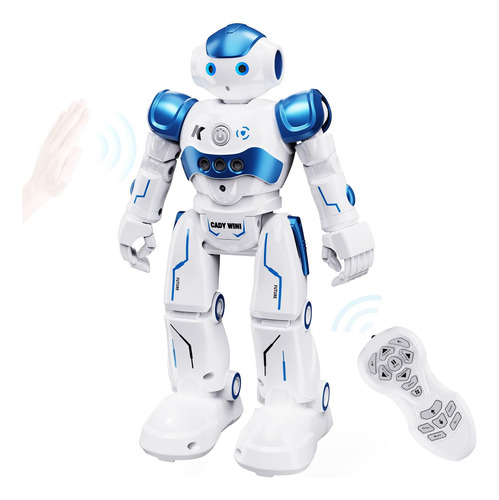 Juguete A Control Remoto Sgile Robot Azul