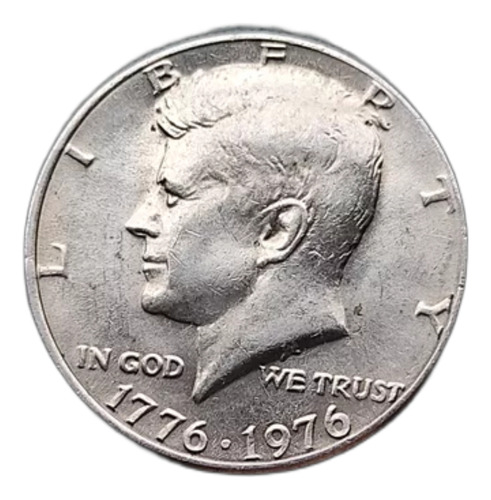 Medio Dólar 1776 1976 Eeuu Kennedy Conmemorativa Moneda 