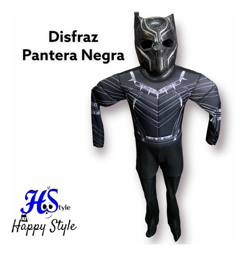 Disfraz Pantera Negra Musculoso Black Panther ( Hstyle