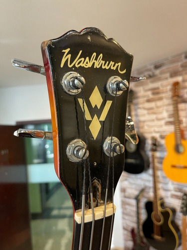 Imagem 7 de 9 de Raríssimo Baixolão Washburn Ab10ts Americano