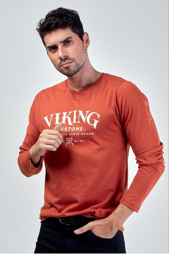 Imagen 3 de 6 de Remera Mosby Est. M/l Kevingston