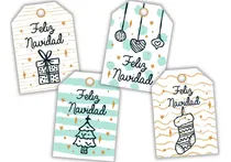 Comprar Etiquetas Tag Tarjetas Feliz Navidad Imprimibles 22