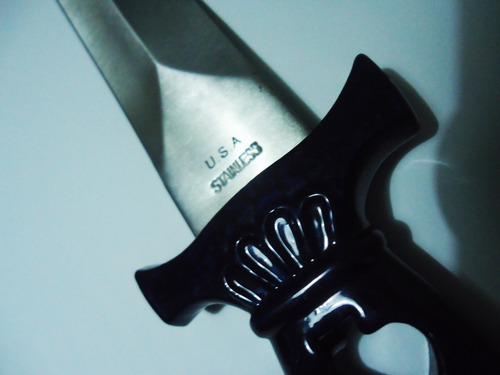 Imagen 3 de 4 de Cuchillo Acero Made In Usa, Excelente, Exclusividad