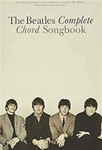 The Beatles Complete Chord Songbook, De Hal Leonard Publishing Corporation. Editorial Hal Leonard Corporation, Tapa Blanda En Inglés