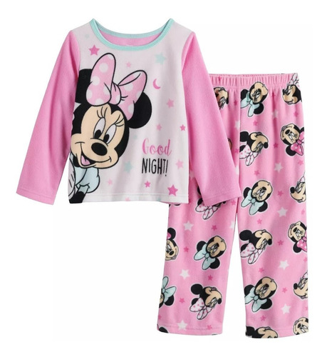 Pijama Minnie Mouse De Disney Para Niñas