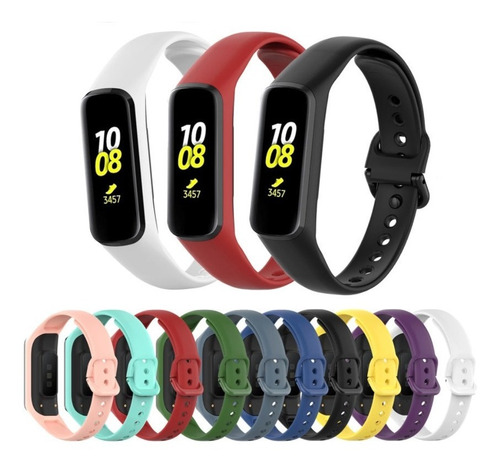 Pulseira Silicone Para Samsung Galaxy Fit 2 Sm-r220 - Cores