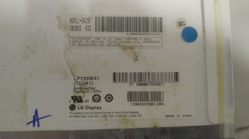 Tela Display Notebook Lp133wx1 J651 (Usado)