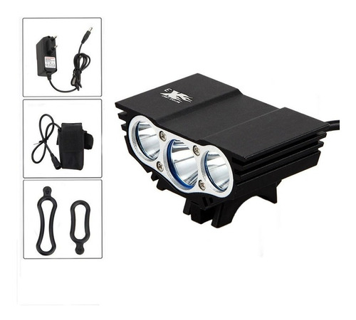 Potente Linterna Bicicleta Cree 3 Xm-l U3, 1200 Lúm Reales!