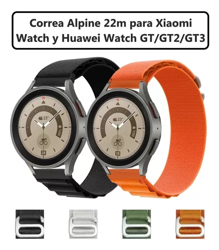 Correa de cuero de 22mm para Xiaomi Watch Color 2, correa de
