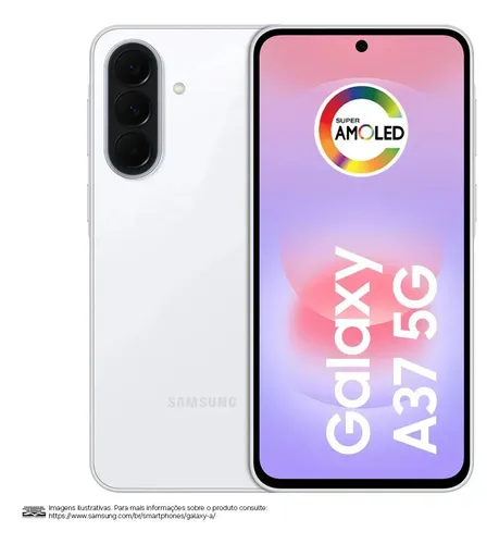【SIMフリー】Galaxy A37 5G｜8/256GB｜ホワイト【新品】 Celular Samsung Galaxy A37 5g 256gb, 8gb Ram, Câmera 50mp Branco