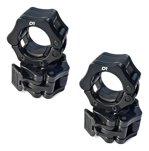 Kit 2 Pares Presilhas Lock Jaw Collar Barra Olímpica - 50mm