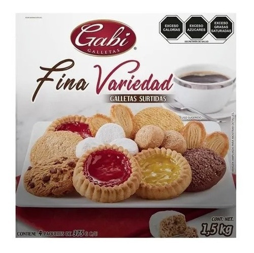 Galletas Gabi Fina Variedad 1.5 Kg Galletas Surtidas