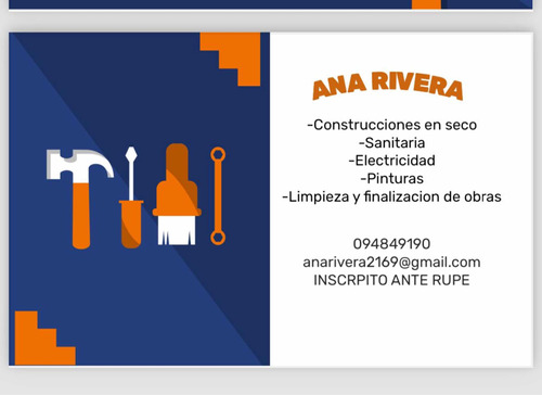 Construcción, Pinturas, Sanitaria, Electricidad