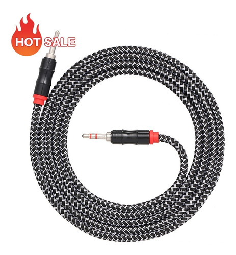 Cable Alargador De Audio De 2 Metros, Jack De 3,5 Mm, Macho