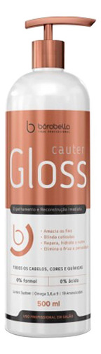 Reconstrução Borabella Neutraquimic 90ml + Cauter Gloss 500g