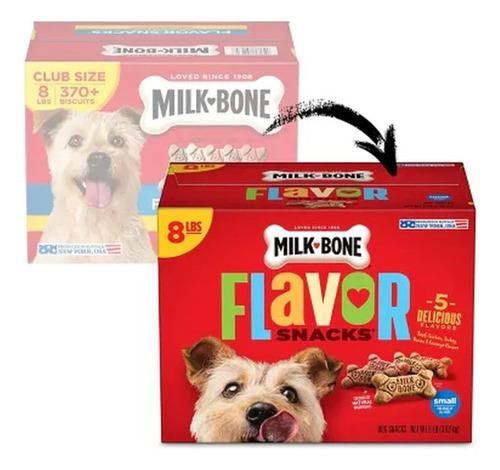 Premios Milk Bone Para Perros Pequeños 5 Sabores 3.63kg