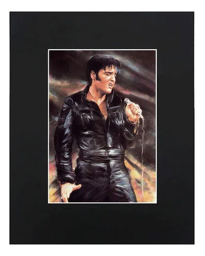 Xqartstudio Elvis Presley - Póster De Retrato Artístico P.