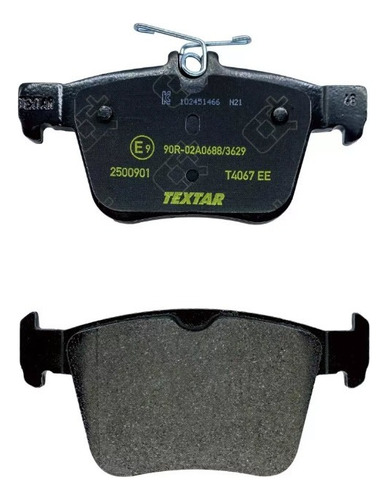 Balatas Traseras Textar 2500901 Teramont, Golf Vii, Tiguan